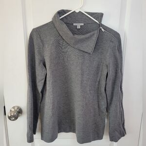 COS Funnel Neck Sleeve Zipper Top